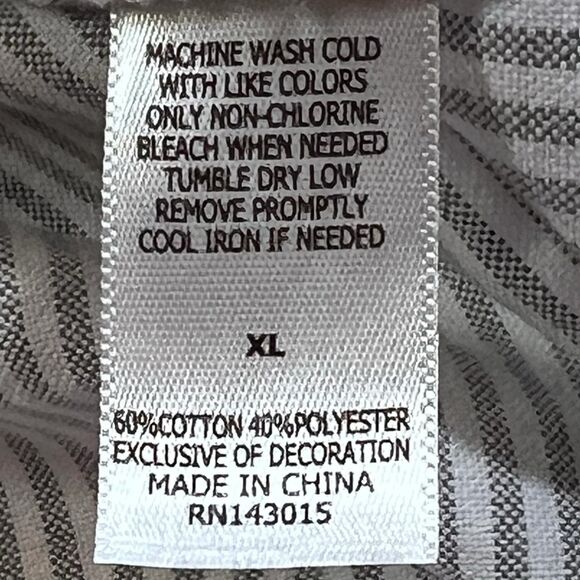 Whataburger Men's Striped Button-Down Shirt XL - Picture 5 of 5